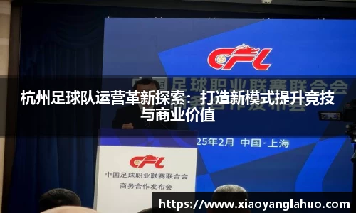 杭州足球队运营革新探索：打造新模式提升竞技与商业价值